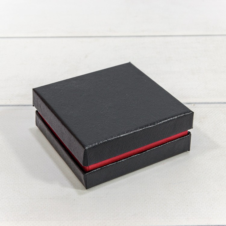 Коробка Квадратная 9*9*3,5 Чёрный 1/6 1/120 Арт: 60999/1